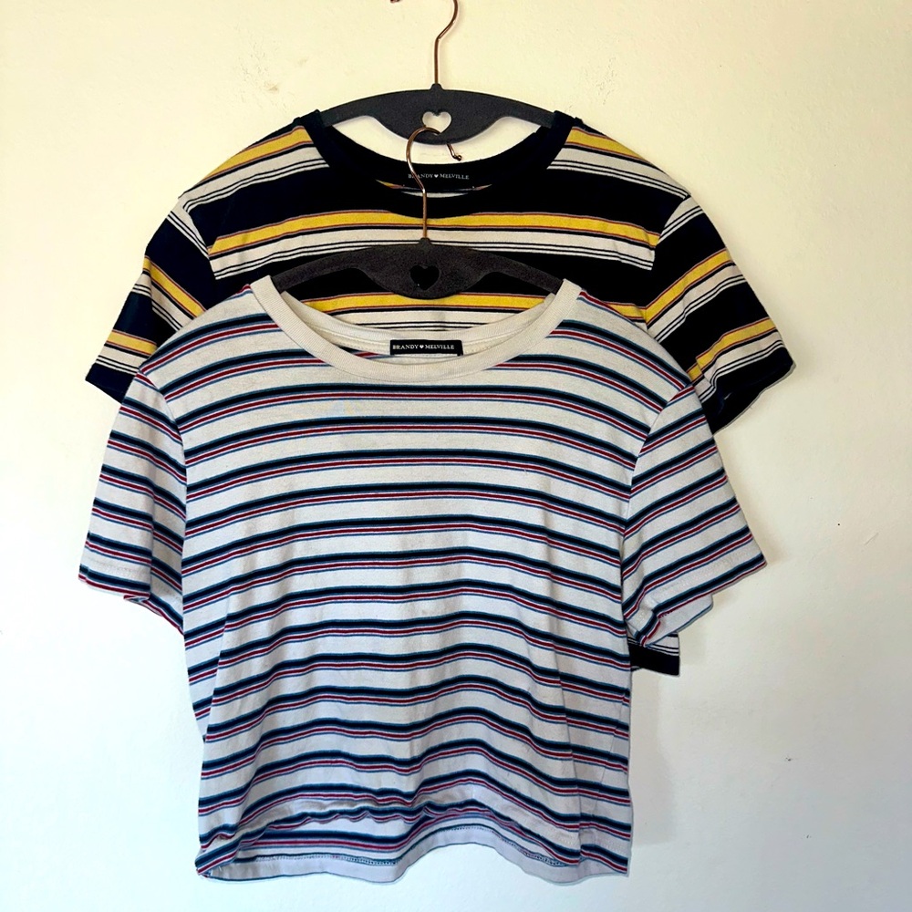 Bundle of two brandy Melville cropped tees
